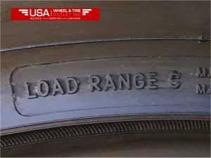 Specifications for Load Range C Trailer Tires