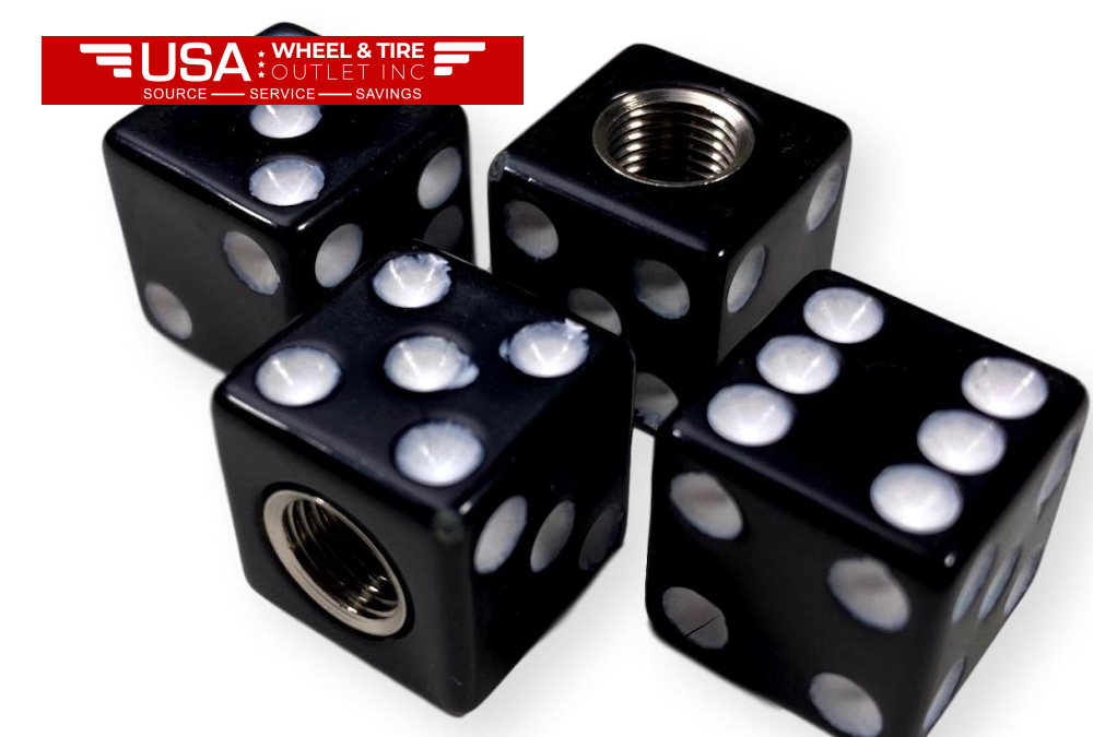 Dice Valve Stem Caps for Tire: Stylish Tire Accessories